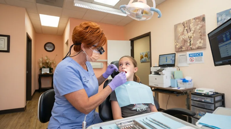 Gentle pediatric dental care and children's dentistry