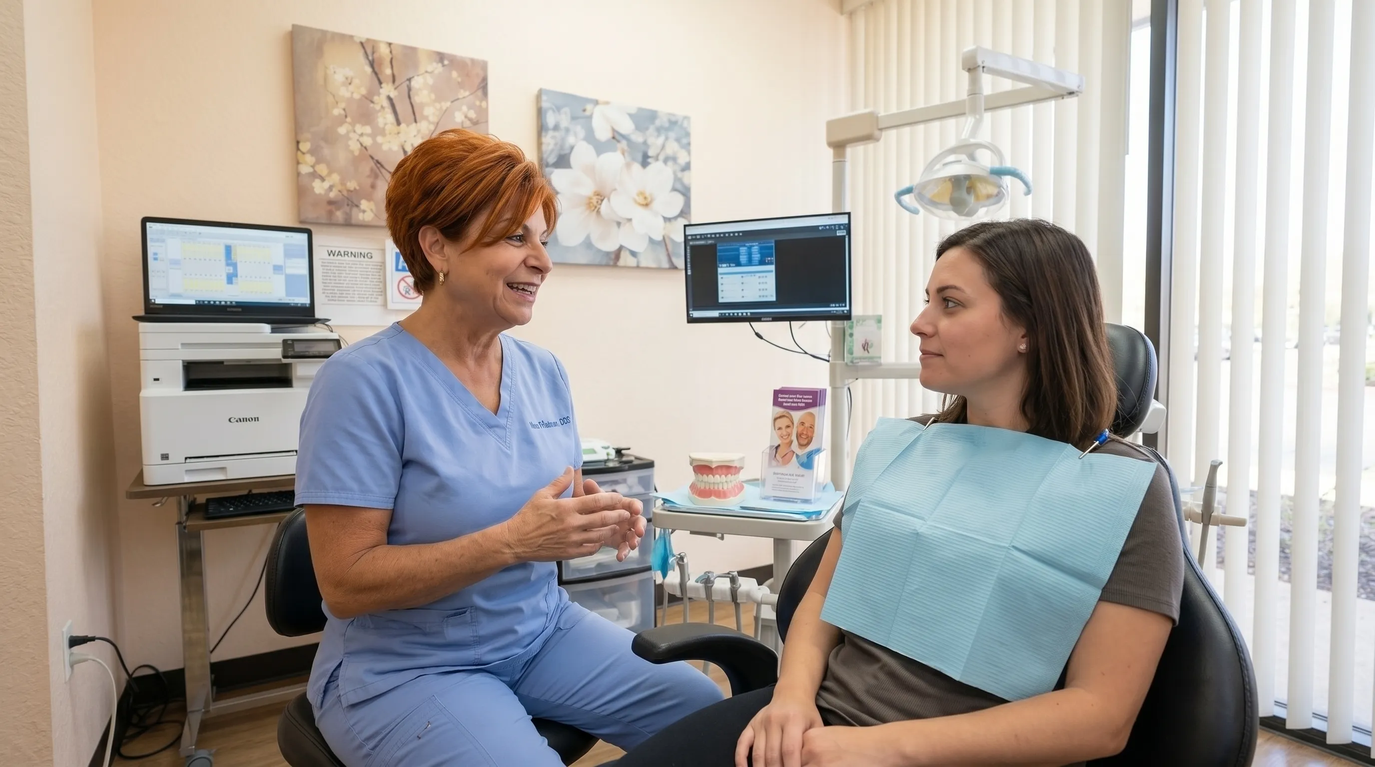 Doctor consulting with patient